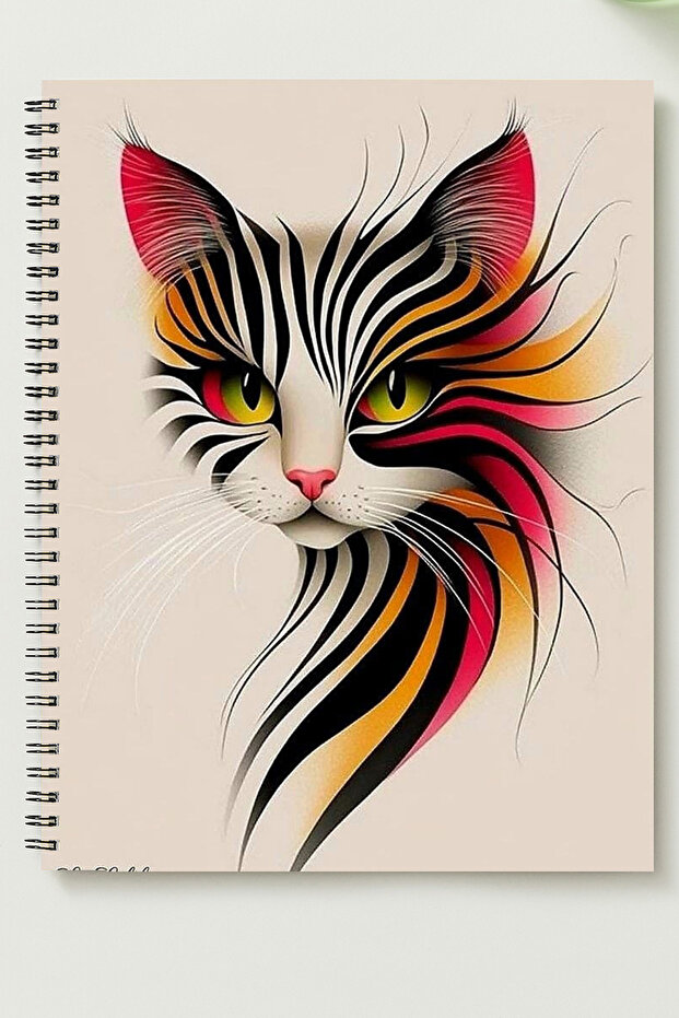 Sid A5 Metal Spiral Unlined Cardboard Cover Sid Notebook - 1