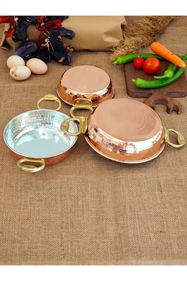 Copper Pan Set - 3