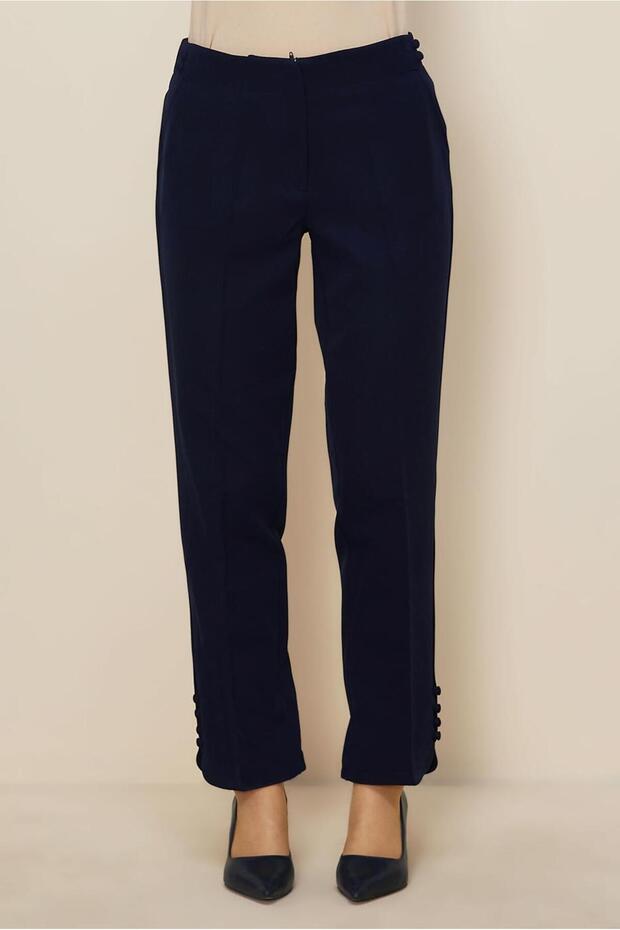 Button Detail Pants 70941