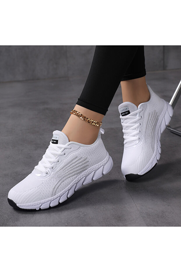 2026 年春季百搭女士休闲鞋، 底女鞋، 透气运动鞋女 - 2