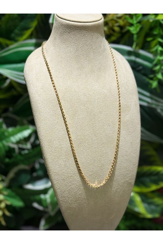 14 Ayar Altın Pullu Zincir - 2