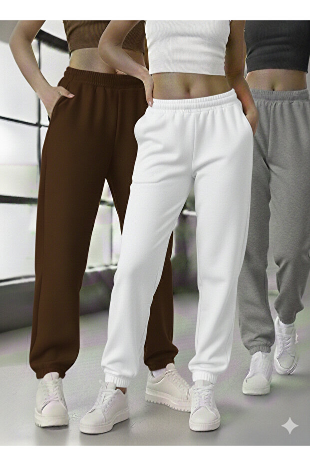 Women's Trackpants, Pastel Colors, Three-Piece Set