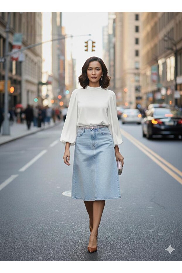 Balon kol gömlek - 1