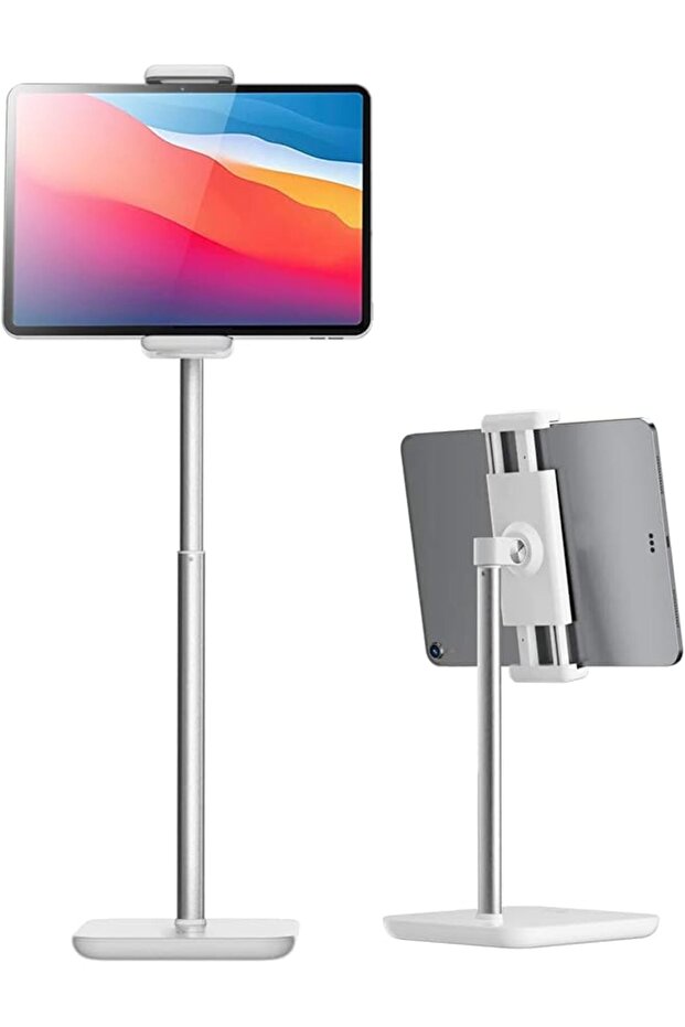 iPad Stand Tablet Stand Tablet/Mobile Stand for Table Heavy Duty Aluminum 360 Degree Rotateable Tabl