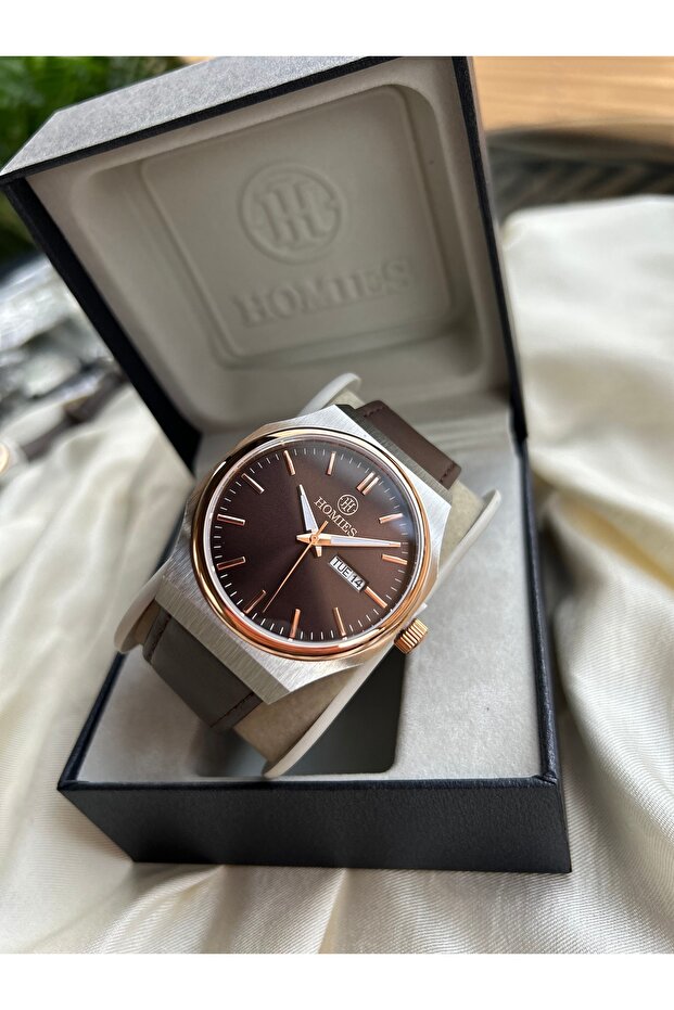 Steel Case Steel Strap Gift Men's Wristwatch