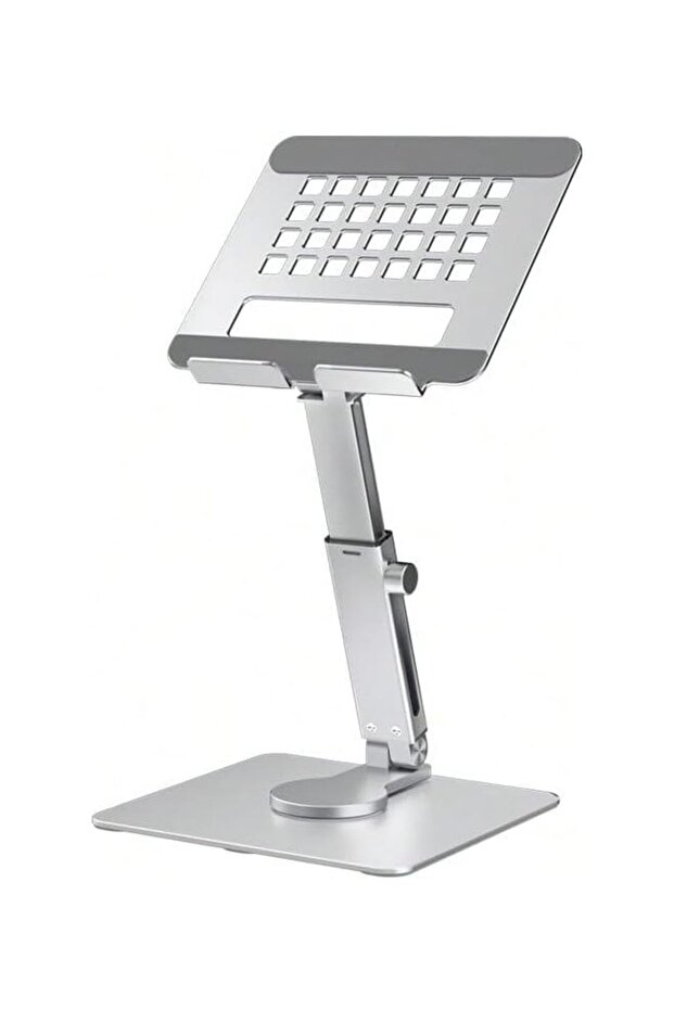 1pc Aluminum Alloy Tablet Stand,360° Rotation Adjustable Height Phone Holder,Foldable Desktop R