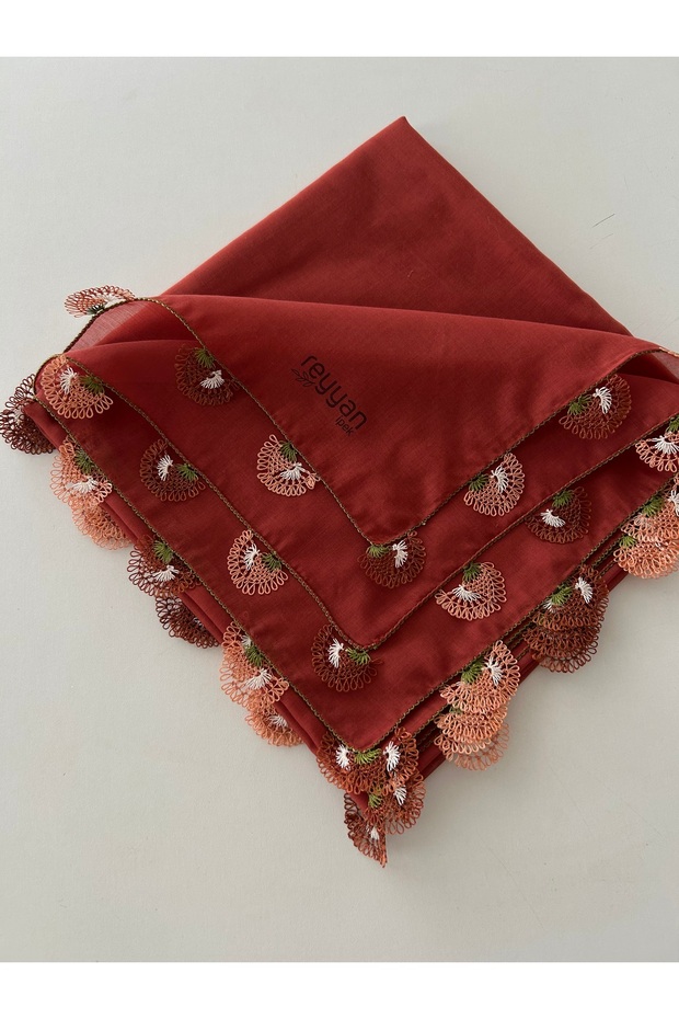 Handcrafted Needle Embroidered Writing/Needlework/Needlework Bait/Handcrafted Cheesecloth/Head Cover