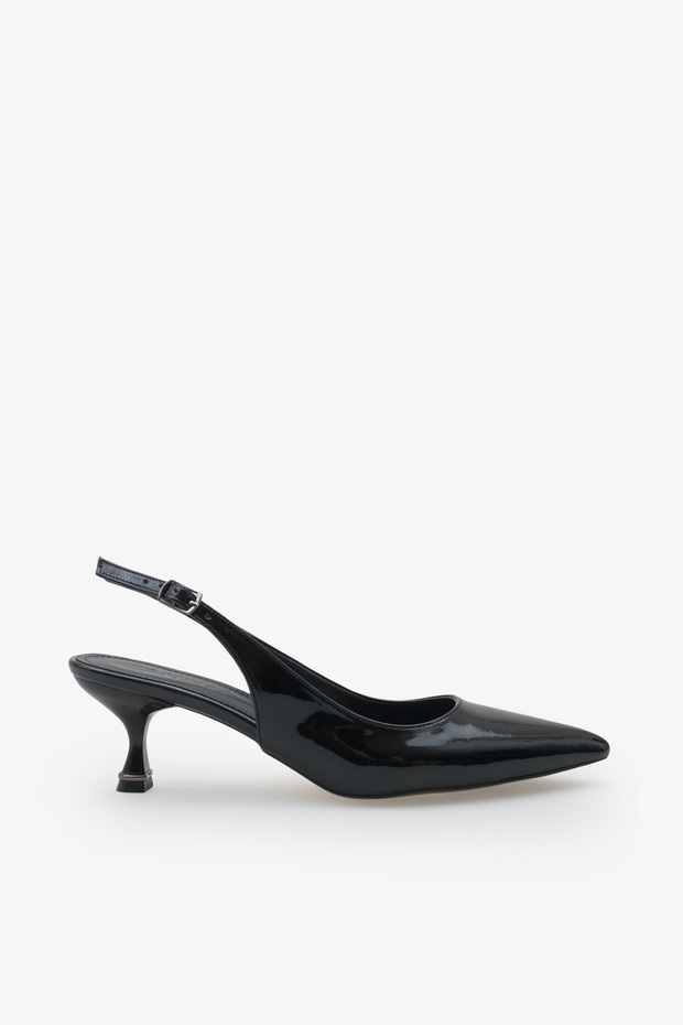 Nova Women's Heeled Shoes - Black Patent Leather