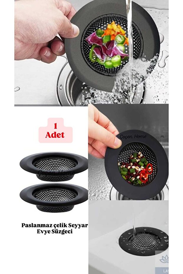 (1 Piece) Portable Sink Strainer Stainless Steel Kitchen Sink Strainer, Drain Strainer (11 cm)