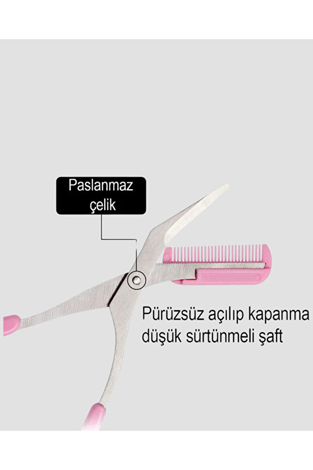 مقص الحواجب المشط - 5