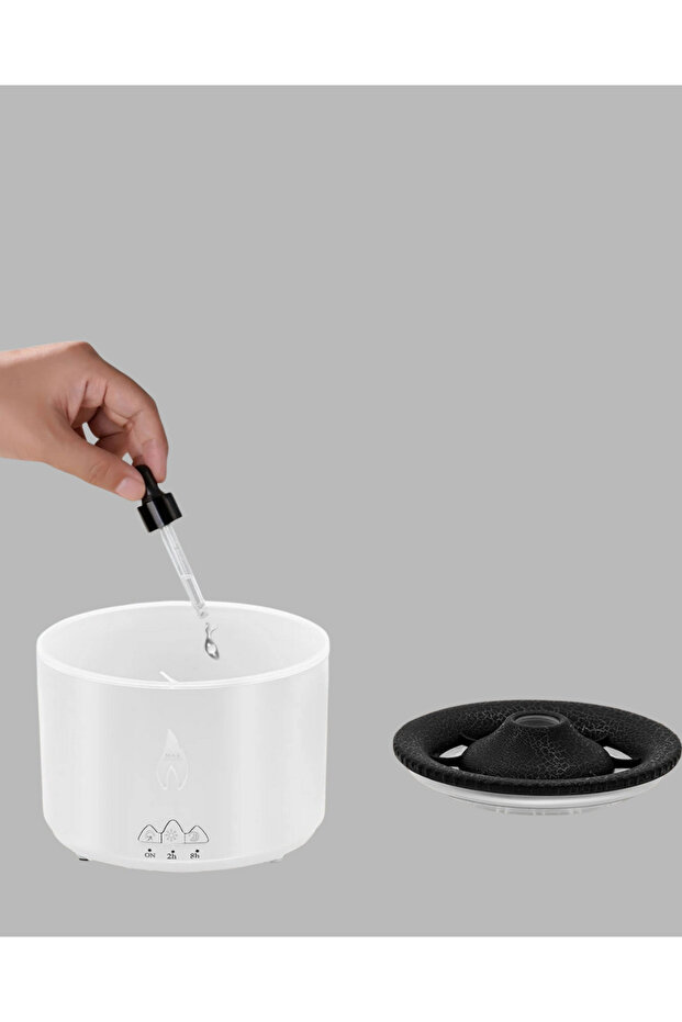 Volcano effect aroma diffuser - silent operation, automatic shut-off and led light - 2