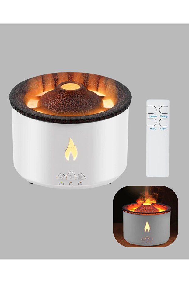 Volcano effect aroma diffuser - silent operation, automatic shut-off and led light - 5