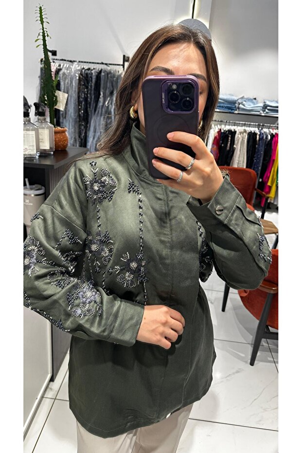 İTHAL MODEL TAŞLI CEKET - 4