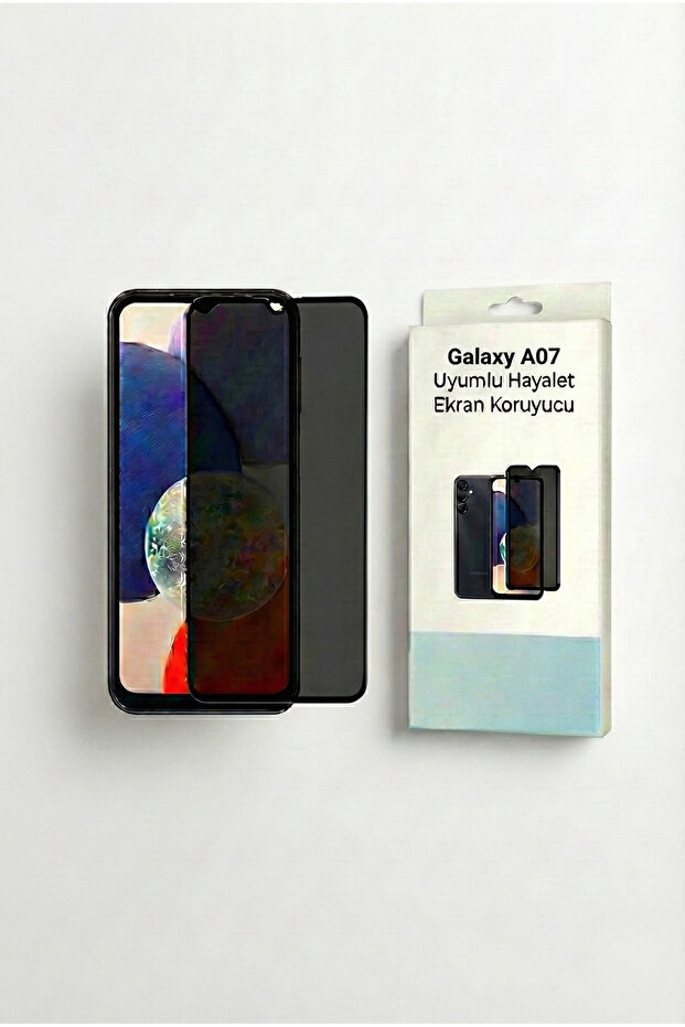 واقي شاشة HD Ghost متوافق مع هاتف Galaxy A07، سهل اللصق، مضاد للكهرباء الساكنة، لا يلتصق بالغبار