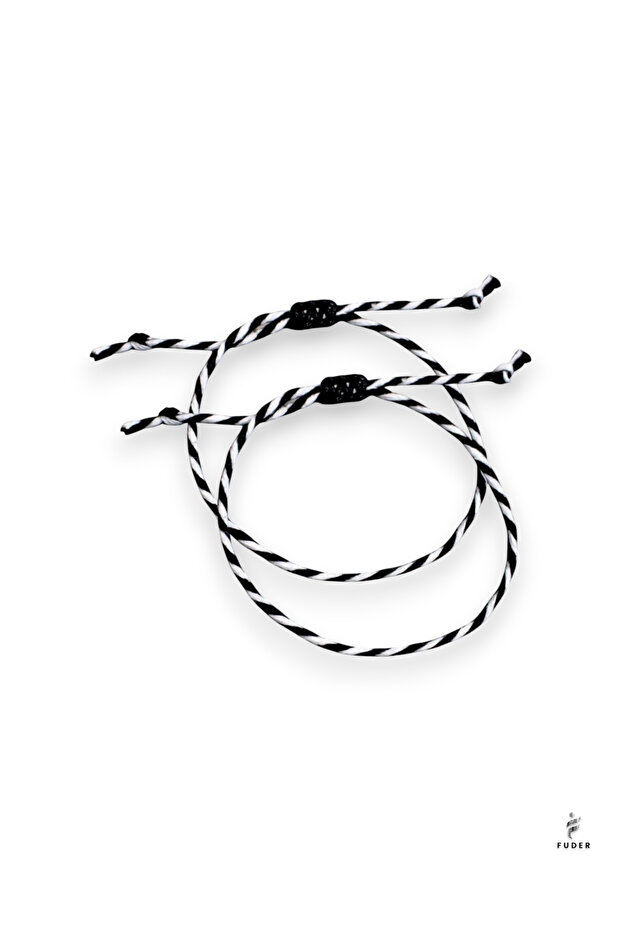 Black Martenitsa Bracelet (5 Pcs)
