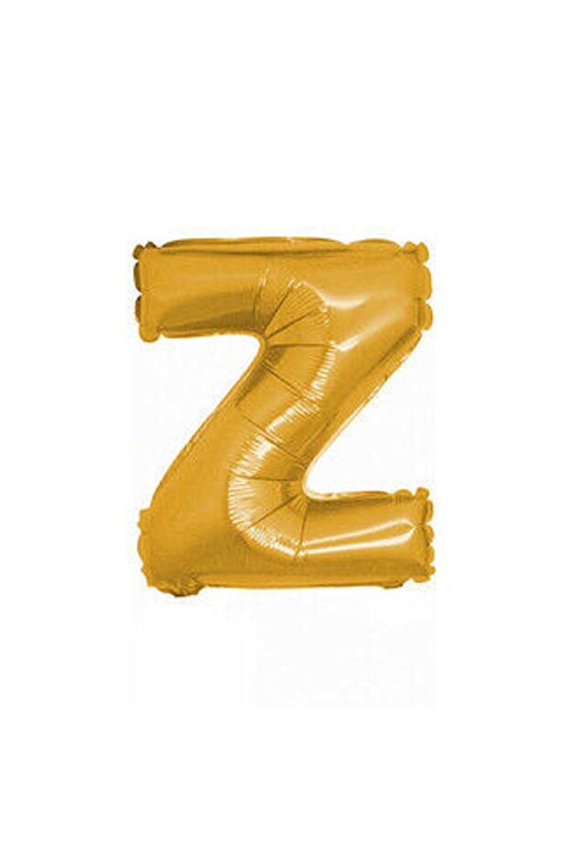 Letter Z Gold Foil Balloon 40 Inch 90 cm