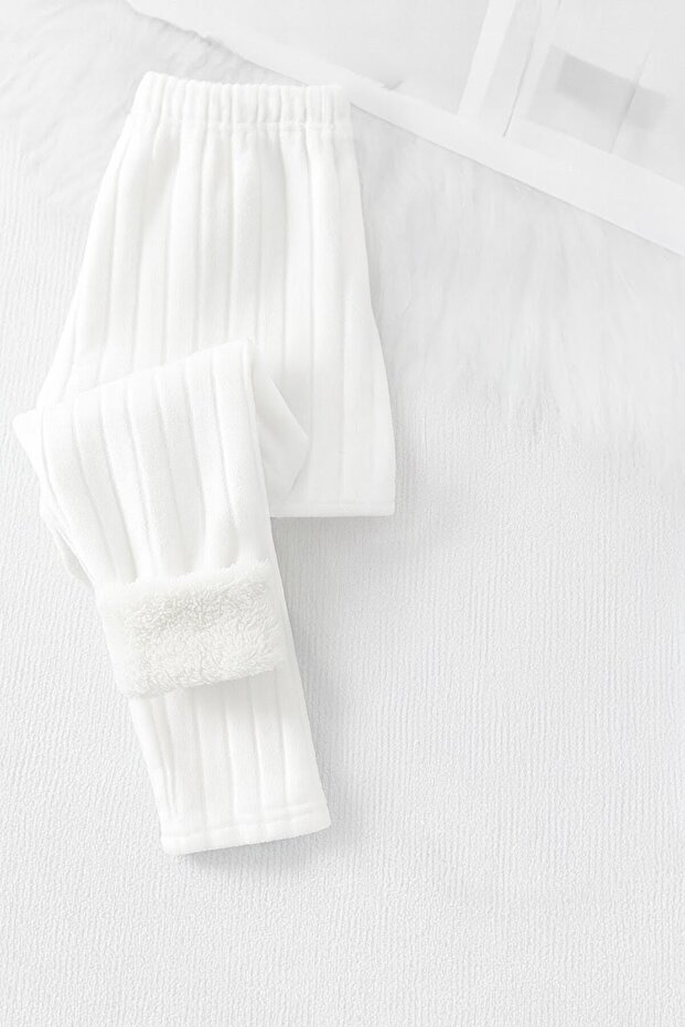 Plush Detailed Sweatpants Knitwear