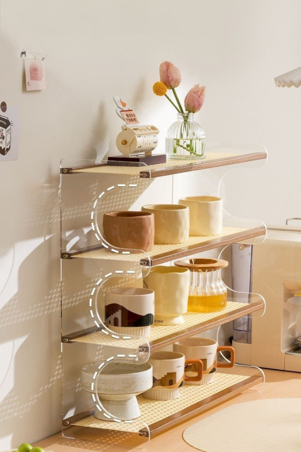 Cup holder, versatile storage rack for cups - 3