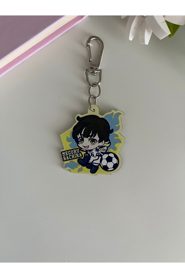 Blue Lock Anime Meguru Bachira Keychain / Bag Charm V2