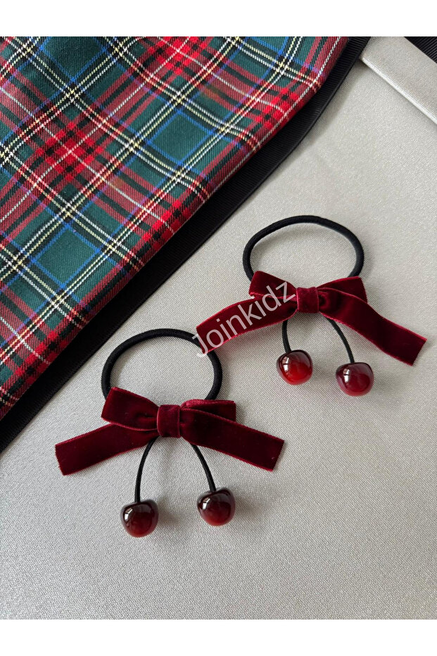 Cherry Patterned Buckle and Crown Set - 2