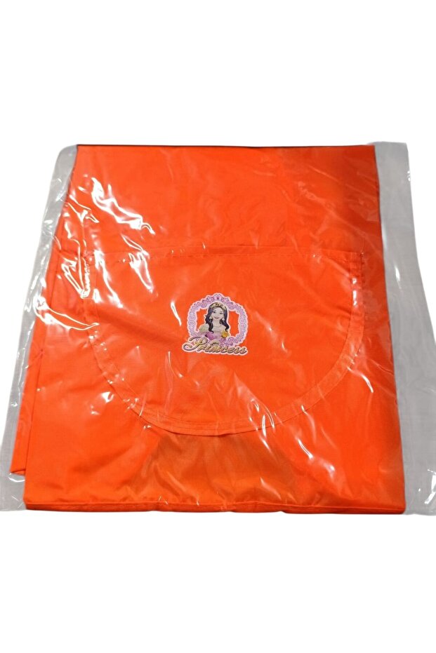 U4 Kindergarten Apron F431-Neon Orange Princess No:1