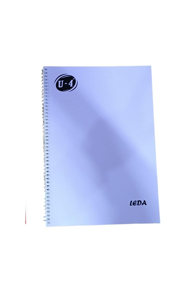 دفتر ملاحظات U-4 A4 PP KP حلزوني 40 ورقة مربعات - أرجواني