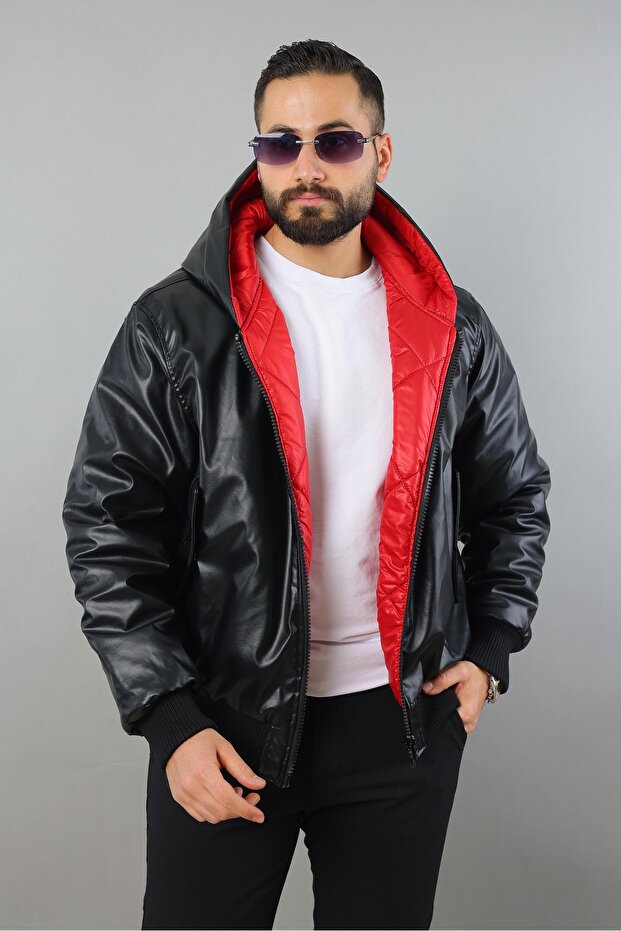 Men's Double-Sided Winter Coat - 4