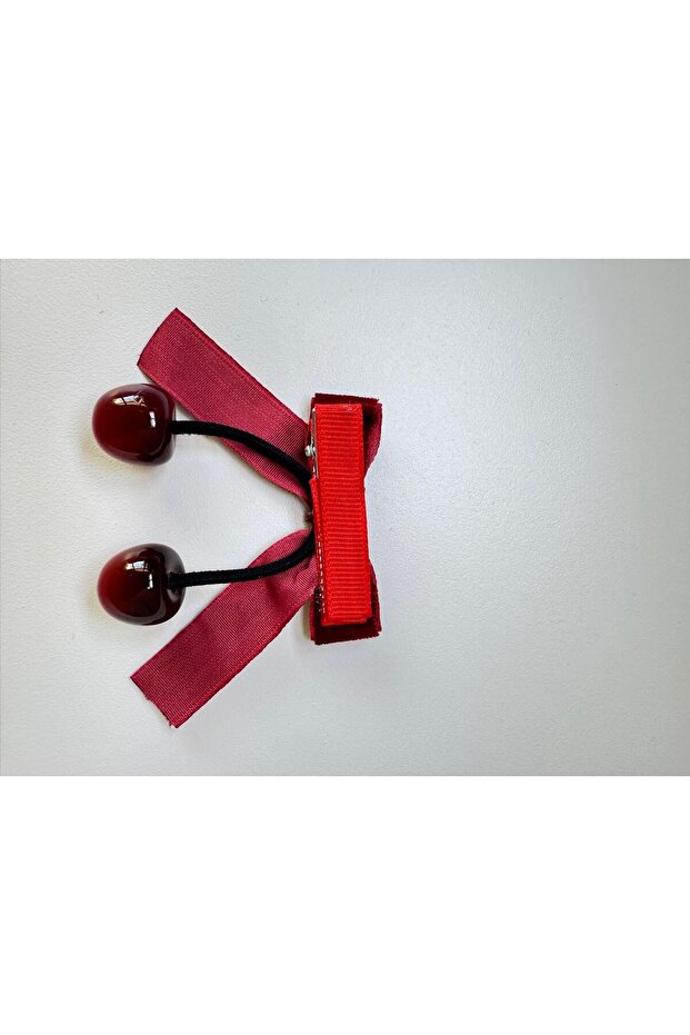 Cherry Patterned Buckle and Crown Set - 4