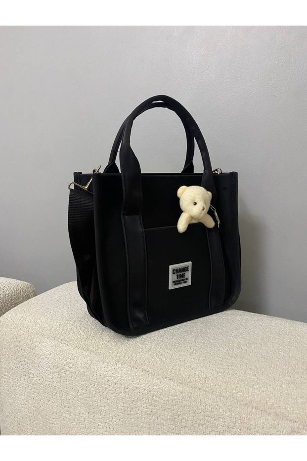 Babel Teddy Bear Keychain Handbag and Crossbody Bag