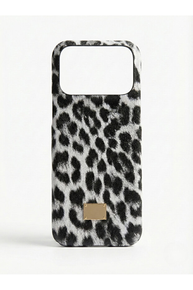 iPhone 17 Pro Max Compatible Leopard Pattern Shockproof Luxury Phone Case - 1