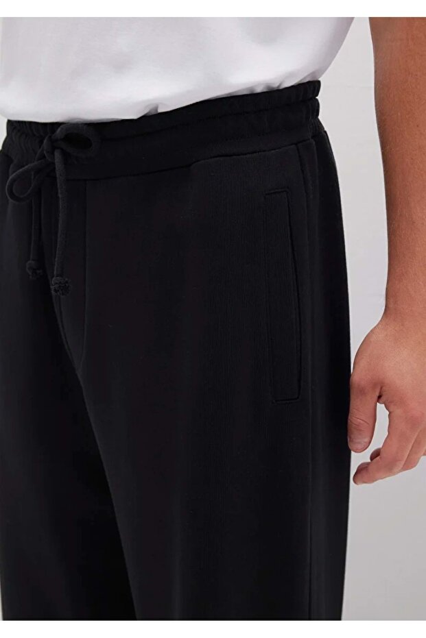 M0010462 Basic Men's Sweatpants Black - 6