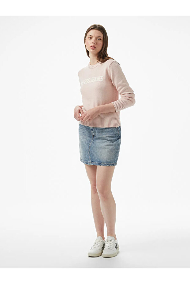 Jeans Ls Cn Kadın Triko - 3