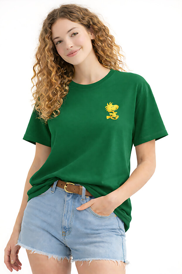 Woodstock Printed Unisex Oversized Cotton T-Shirt