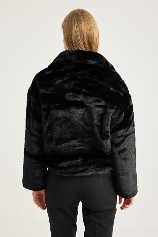 Geacă scurtă de pluș - 5