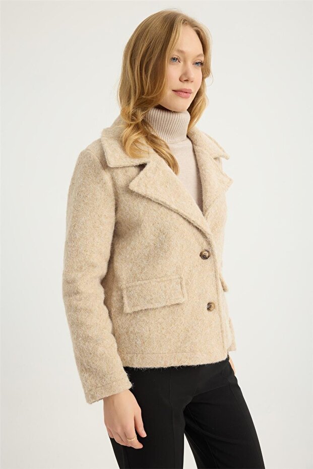 Kırçıllı Kısa Ceket - 3