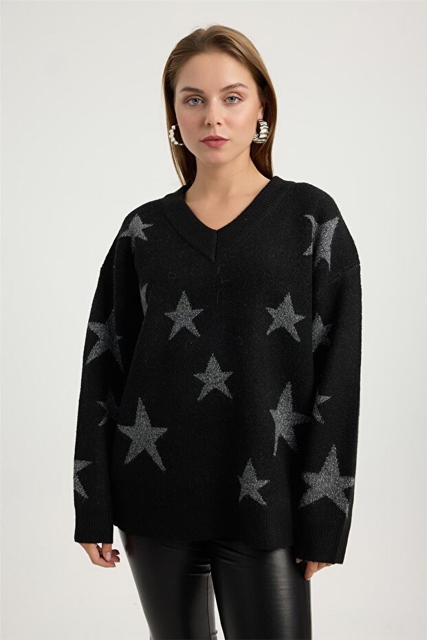 V Yaka Simli Triko - 1