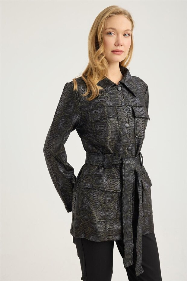 Python patterned jacket - 3