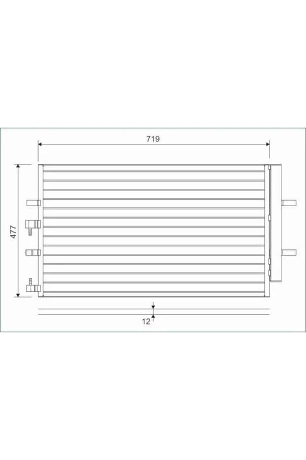 Condenser Air Conditioning Ford Tourneo Custom V362 Bus/Transit Custom V362 2012-2024 - 2