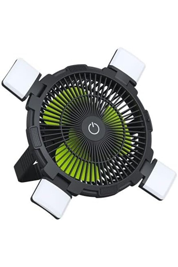 مروحة تدفق متعددة الوظائف مع إضاءة - 1