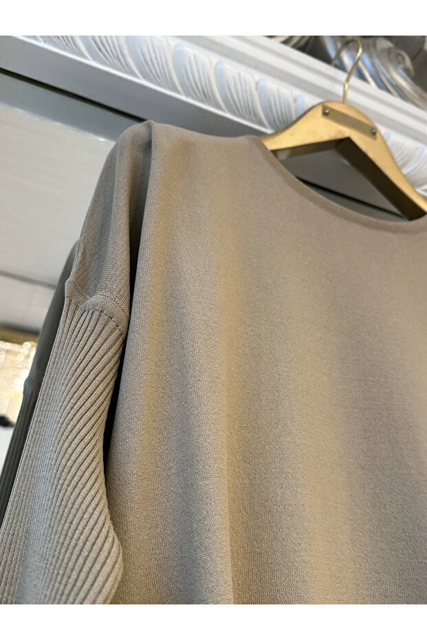 5879 Triko Tunik - Camel - 3