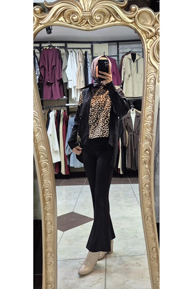 Simetrik kesim gömlek - 3