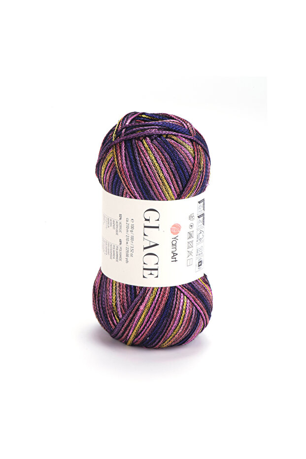 Glace %52 Acrylic %48 Polyamide – 100 g 210 m Light Knitting Yarn-1 Piece-7212