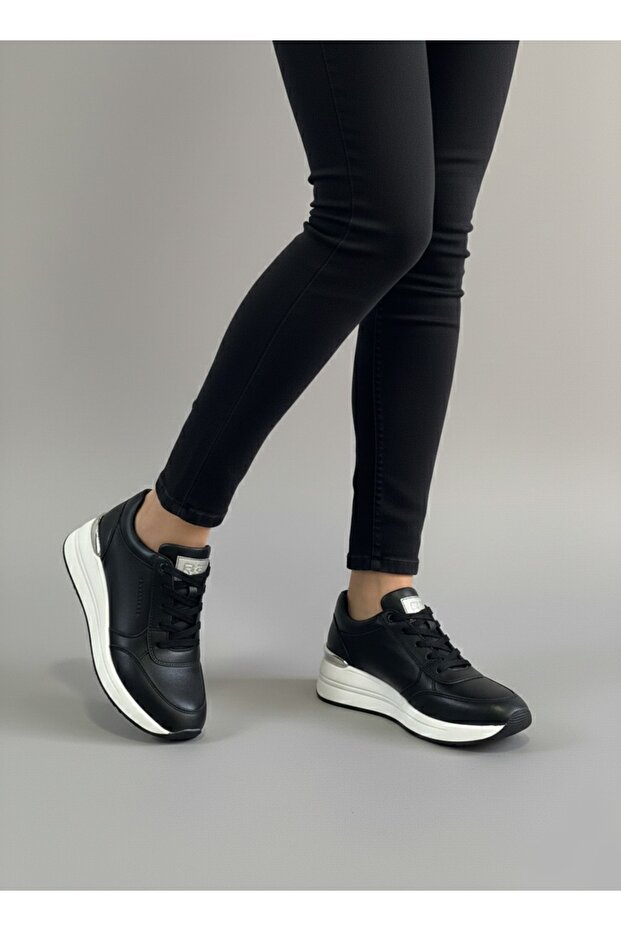 Pantofi casual de damă, negri - 1