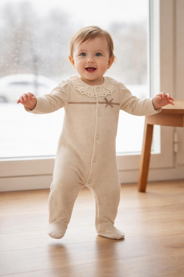 BRODELİ ÖRME KIZ PATİKLİ TULUM - 3