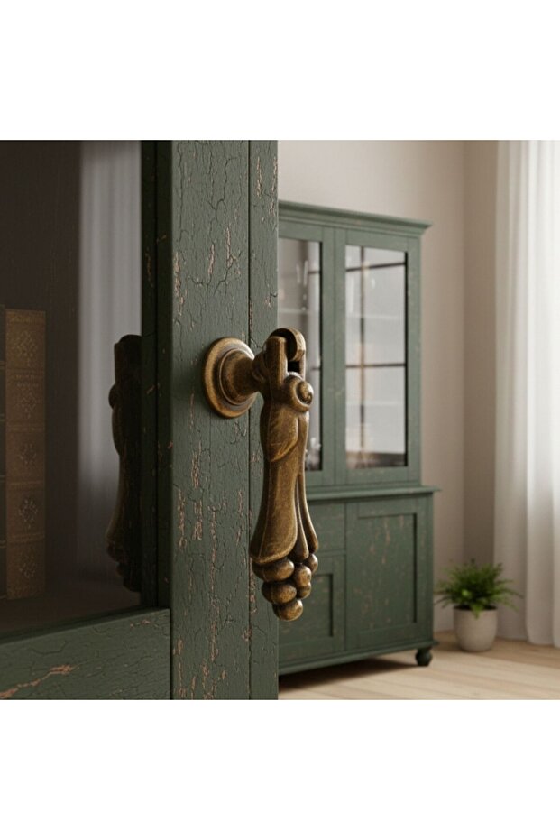 Grape pendulum handle luxury country kitchen furniture cabinet drawer handle antique yellow knob