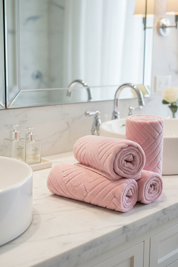 2-Piece Deep Hand Towel - 50X90 Cm, 250 Gr, 100% Cotton