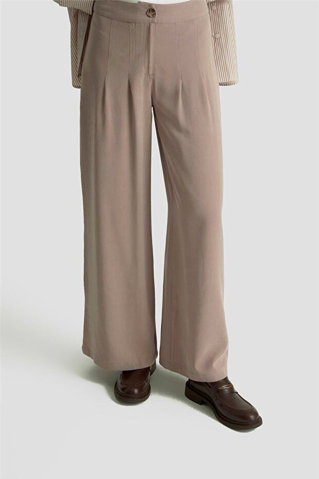 Palazzo Pants Mink - 3