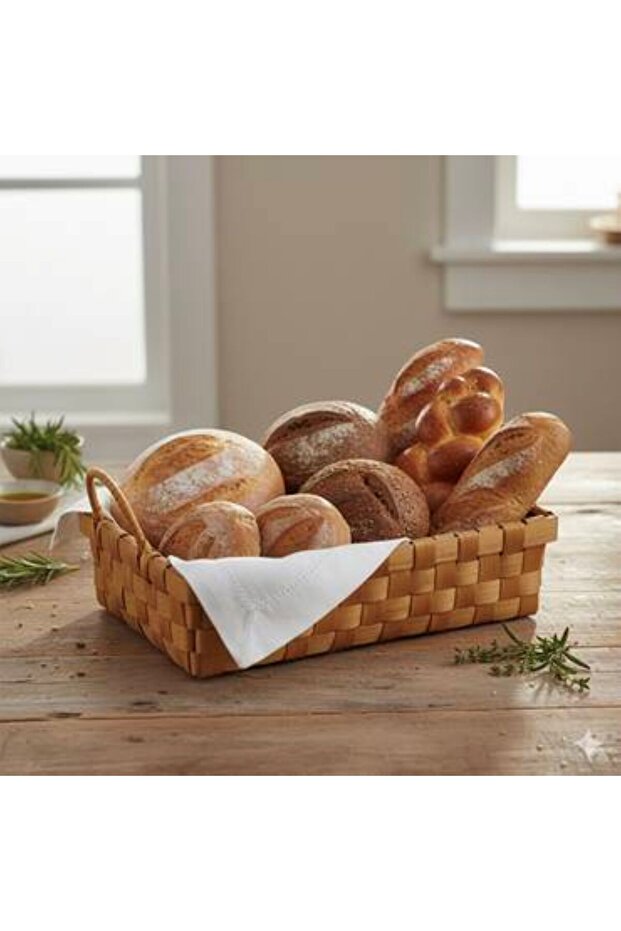 Bread, pastry, and serving basket, measuring 32*23 cm