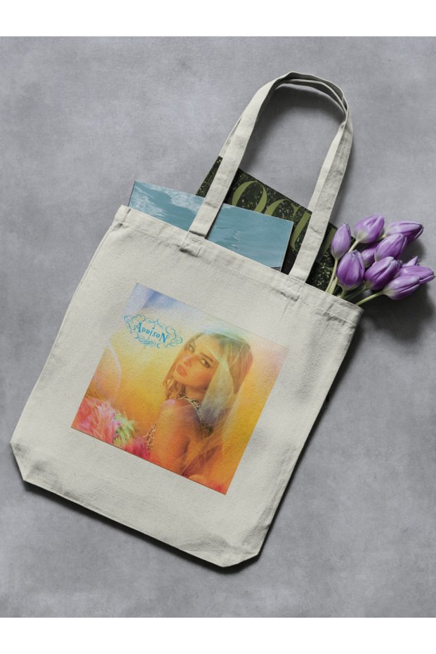 Addison Rae Album Cover Album Cover Y2K Cloth Bag Tote Bag