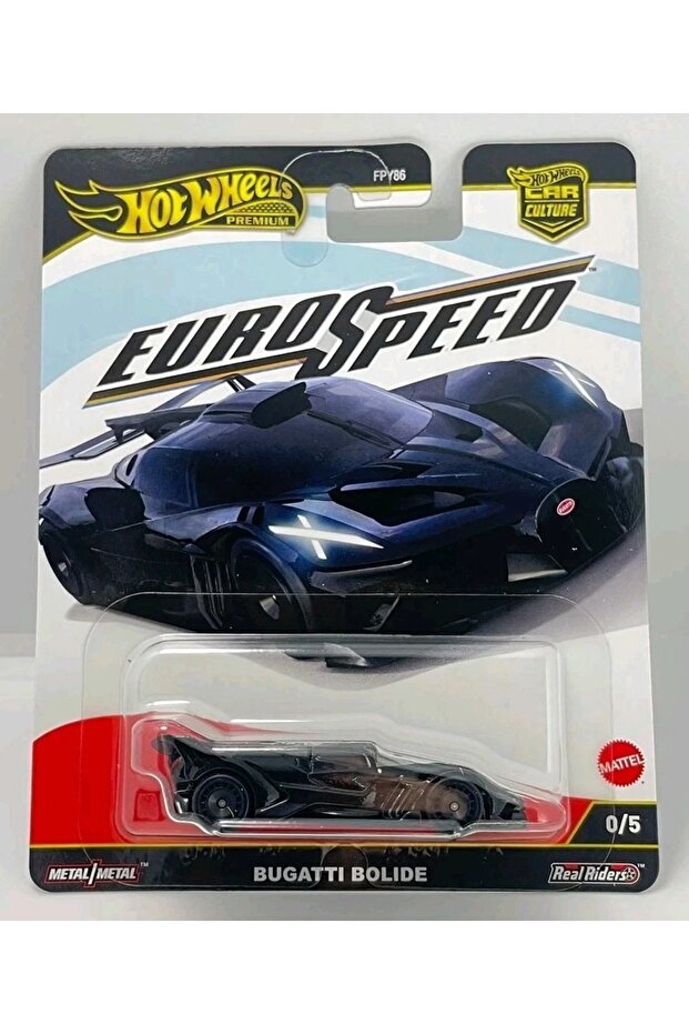 Premium Car Culture Eurospeed Bugatti Bolide Black Chase Model 1:64 Diecast Car
